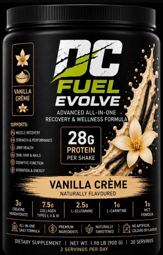 DC Fuel Evolve - Vanilla Crème 900g (30 servings)